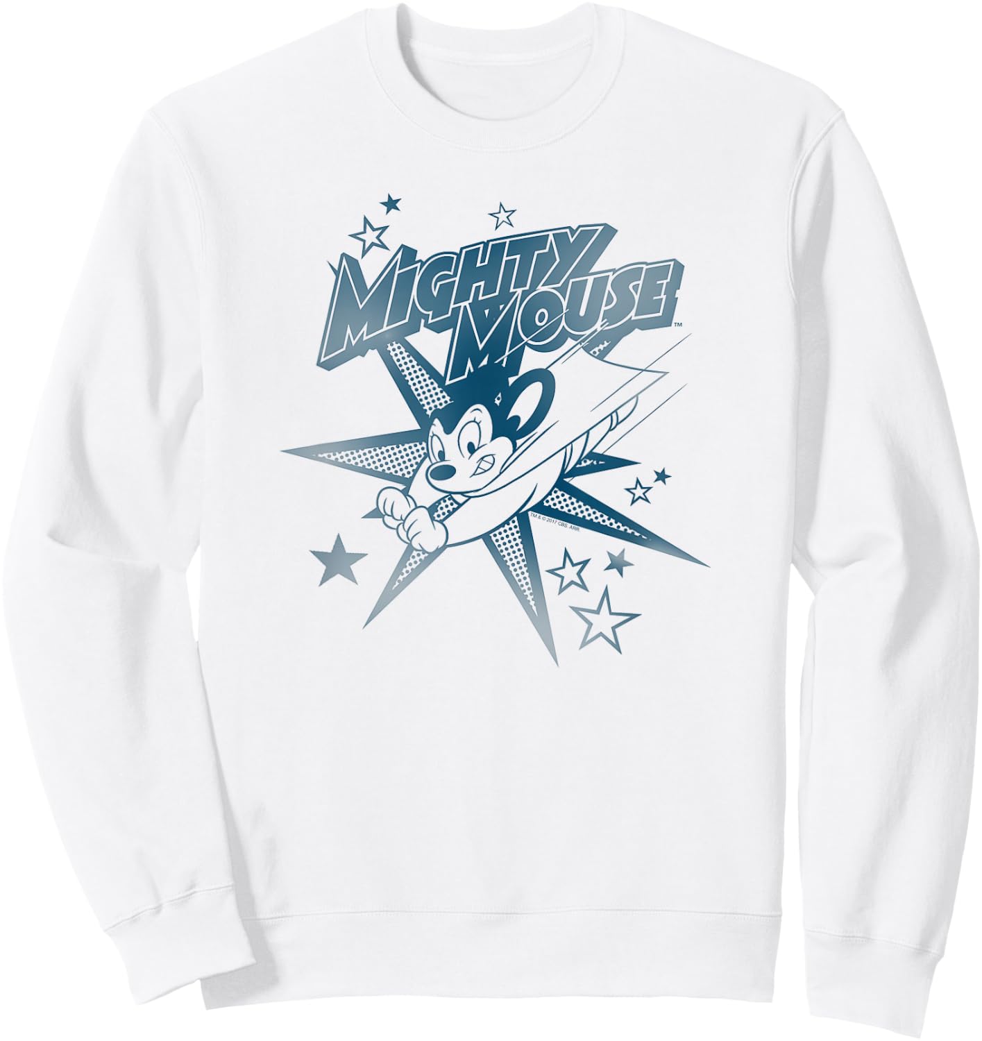 Mighty Mouse Is A Star Sweatshirt - Sweatshirt | White