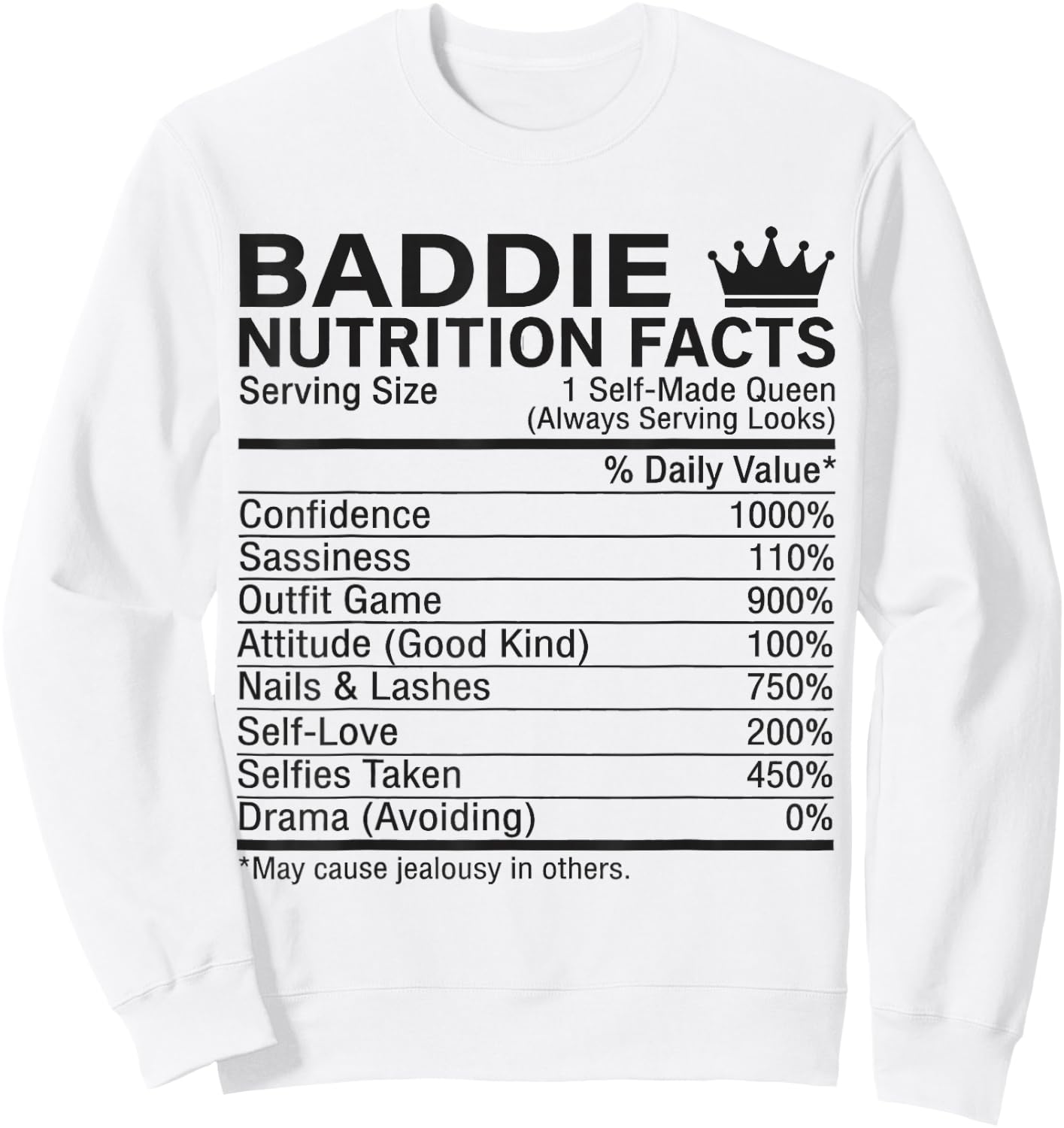 Certified Baddie Sweatshirt - Sweatshirt | White