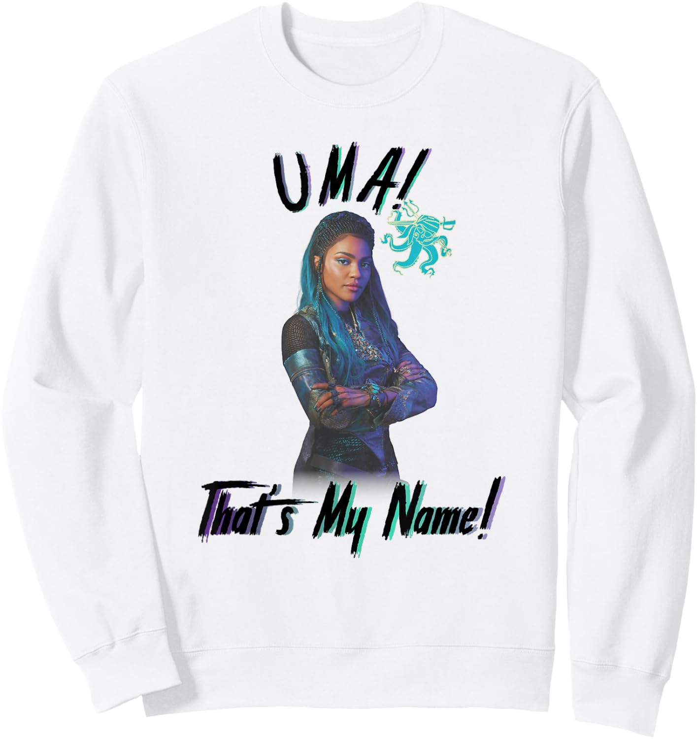 Disney Descendants 2 Uma! That's My Name Portrait Sweatshirt - Sweatshirt | White