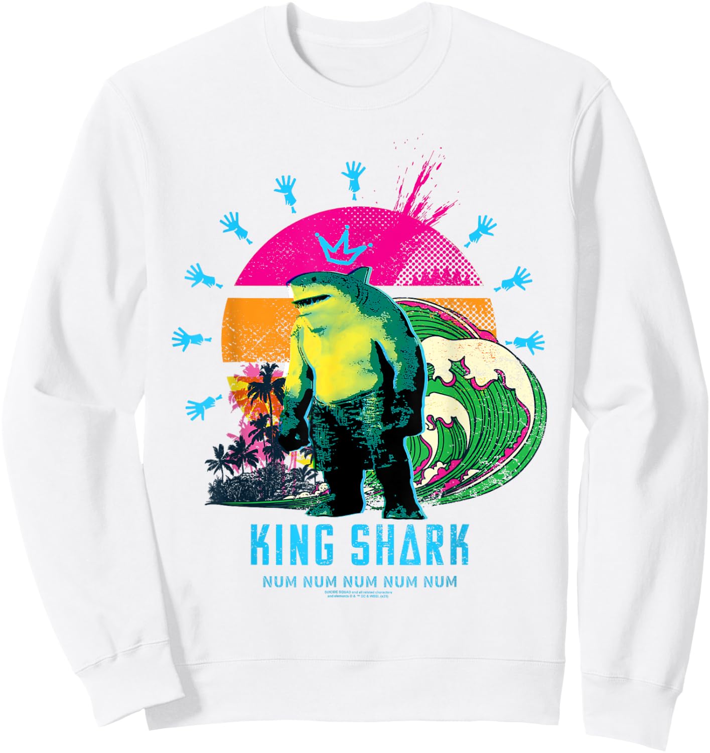 The Suicide Squad King Shark Sweatshirt - Sweatshirt | White