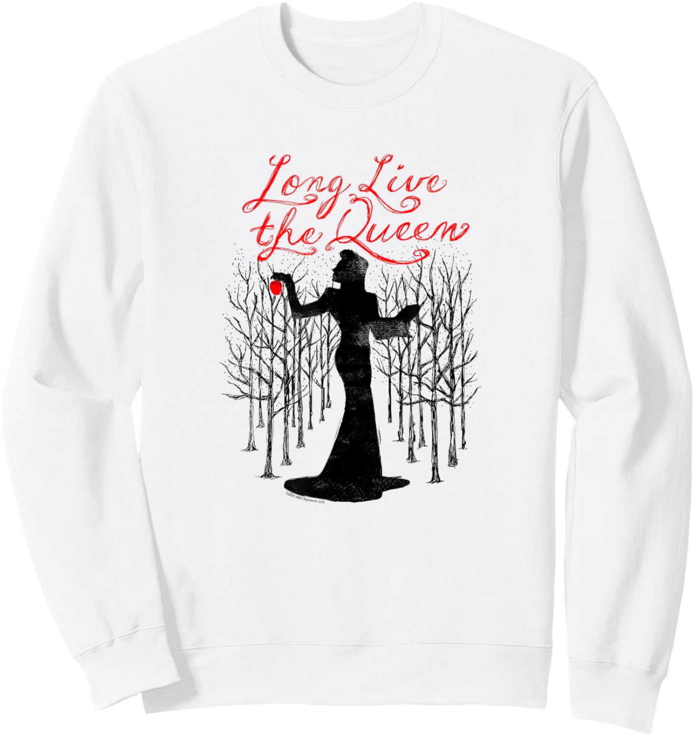 Once Upon a Time Long Live The Queen Sweatshirt - Sweatshirt | White