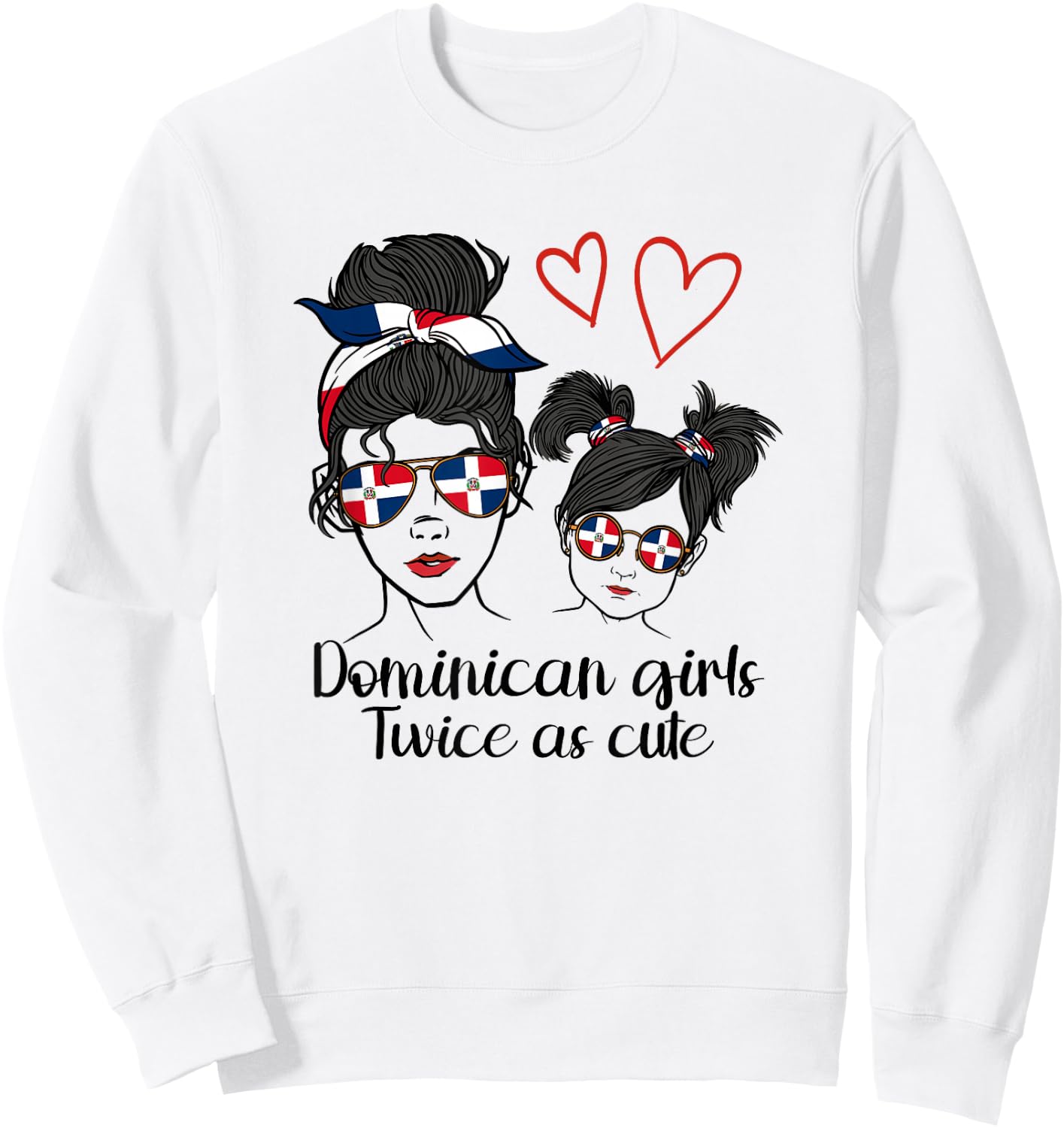 Republica dominicana For Girl Dominican mother Sweatshirt - Sweatshirt | White