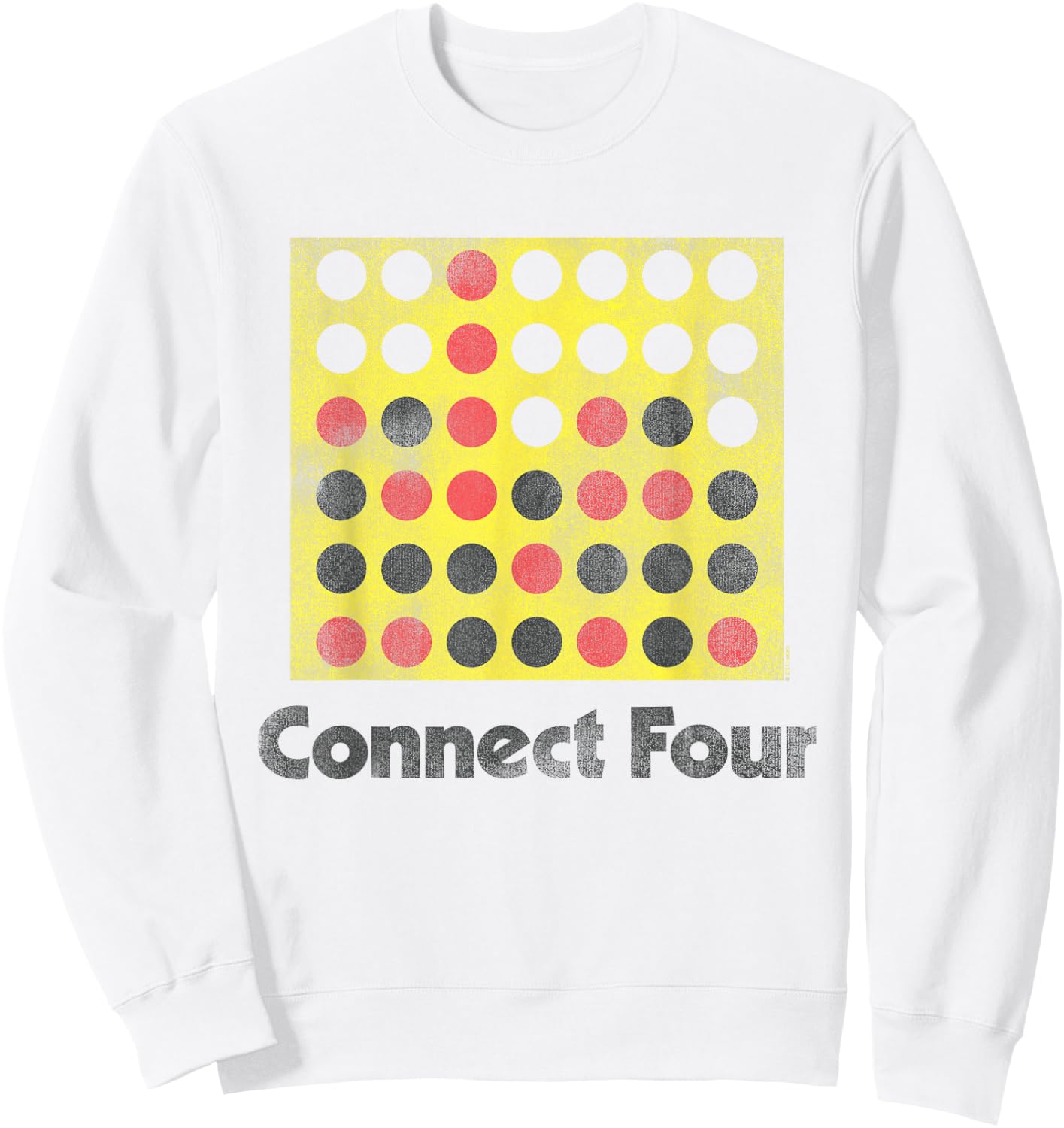 Connect Four Connect Four Red Sweatshirt - Sweatshirt | White