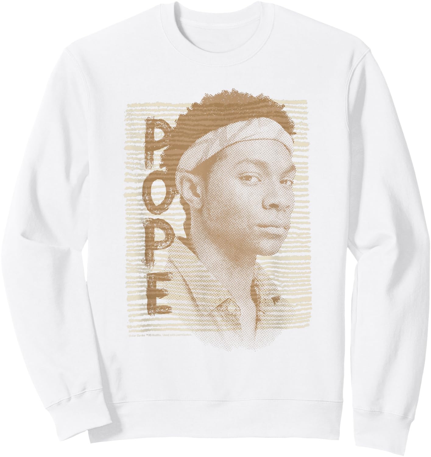 Outer Banks Pope Sepia Tone Portrait Sweatshirt - Sweatshirt | White