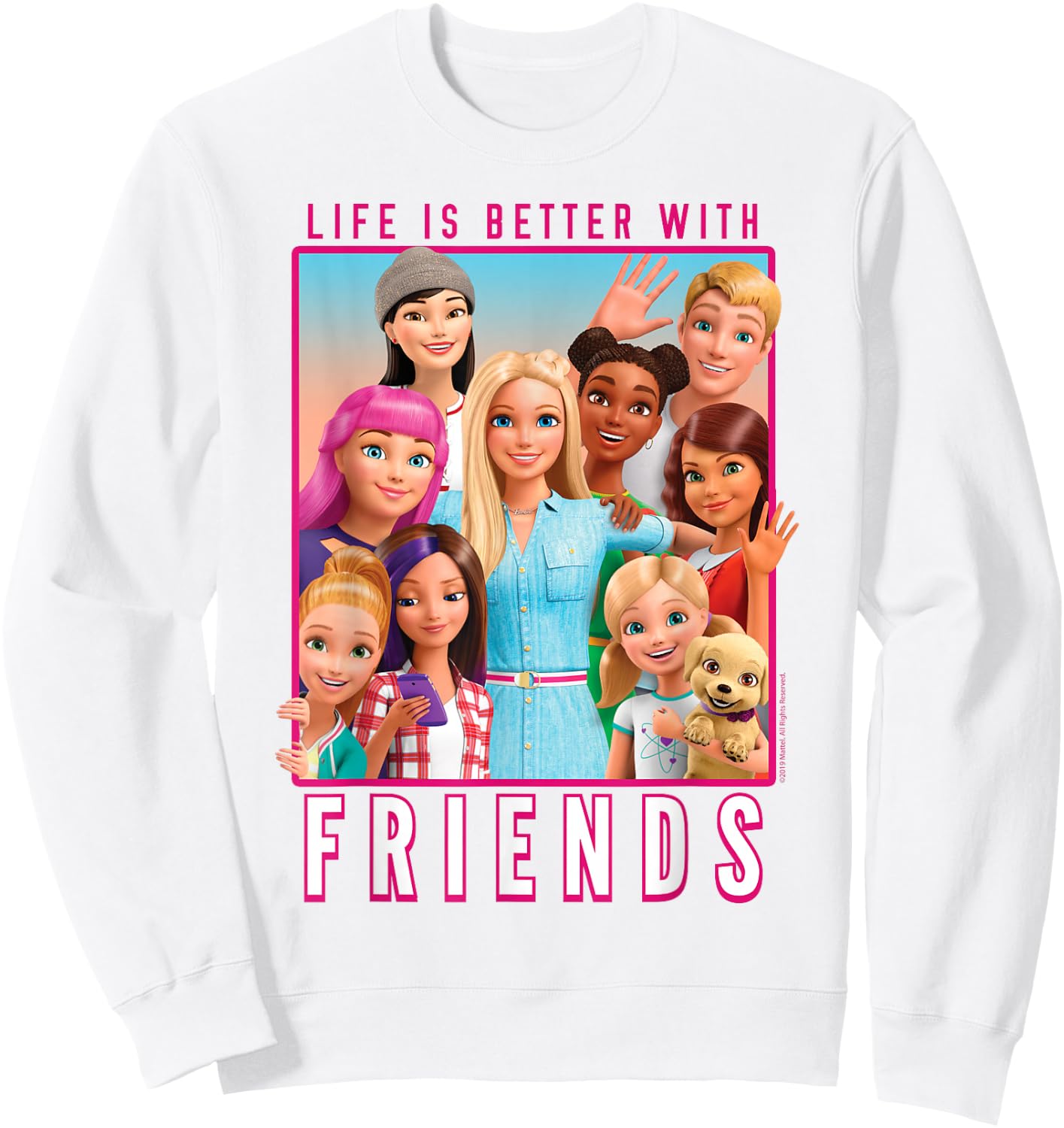 Barbie - Dreamhouse Adventure with Friends Sweatshirt - Sweatshirt | White