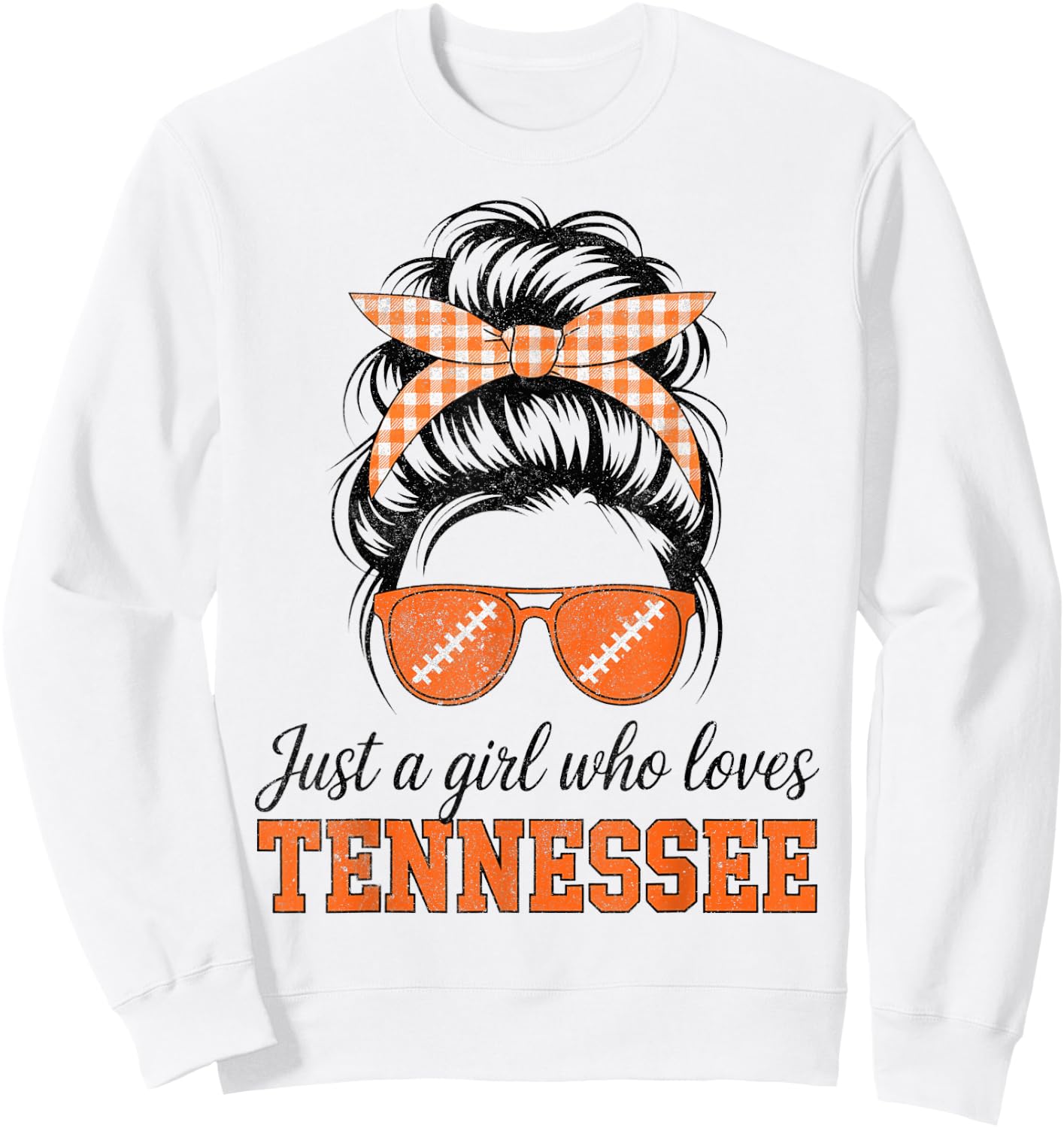 Just a Girl Who Loves Tennessee Tennessee Women Girls Moms Sweatshirt - Sweatshirt | White