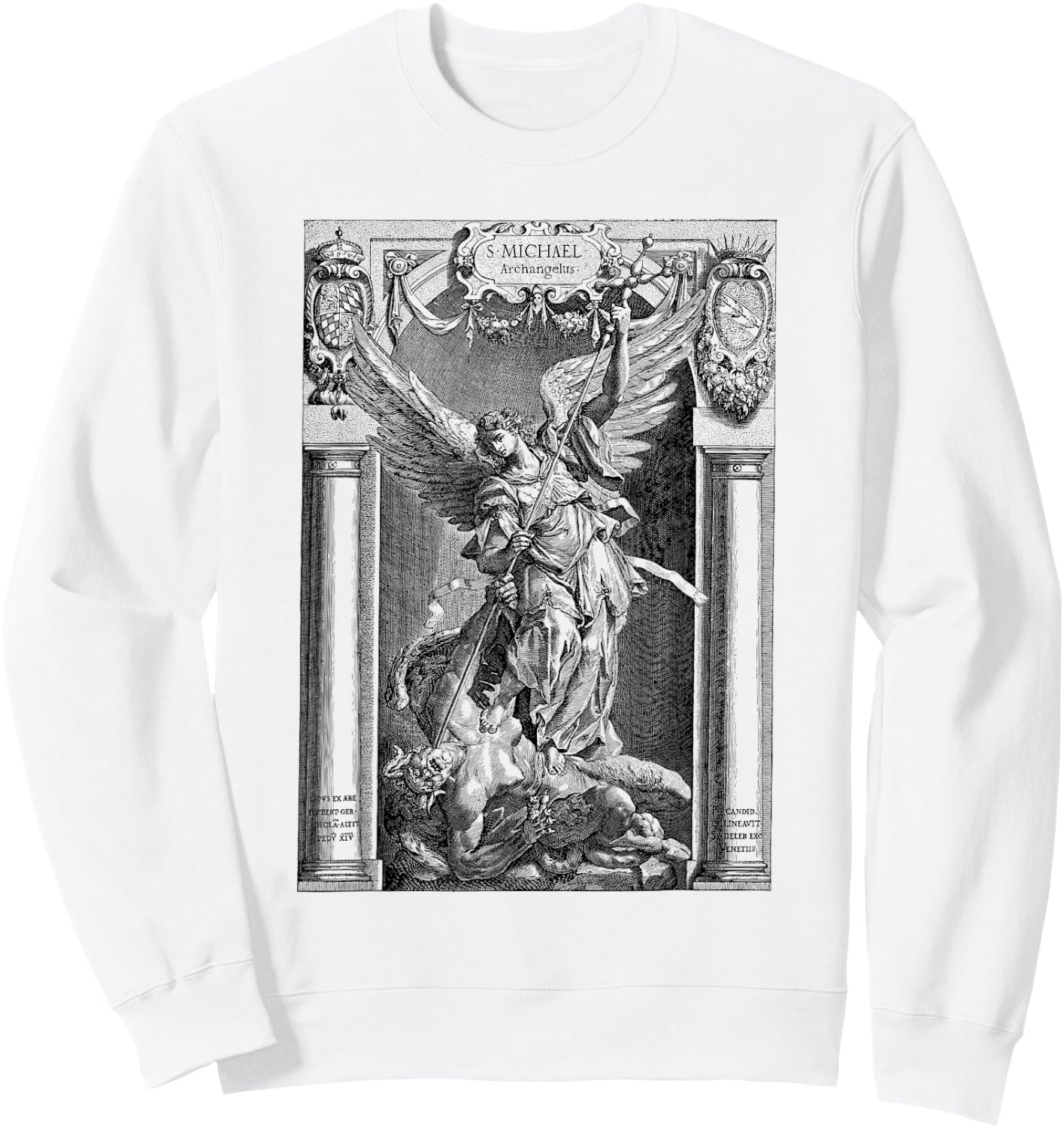 Archangel Michael. Sweatshirt - Sweatshirt | White