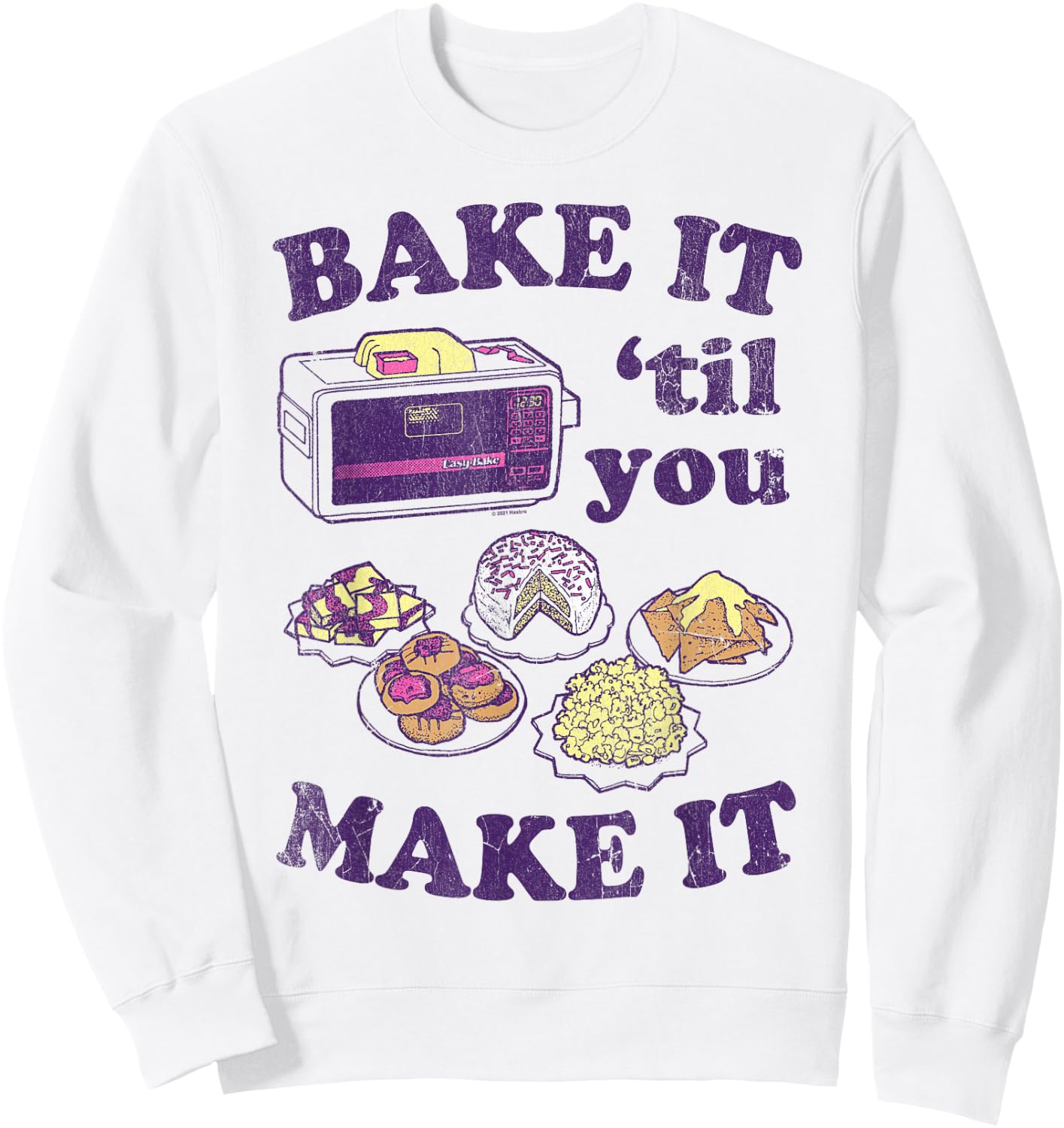Easy Bake Oven Bake It and Make It All Sweatshirt - Sweatshirt | White