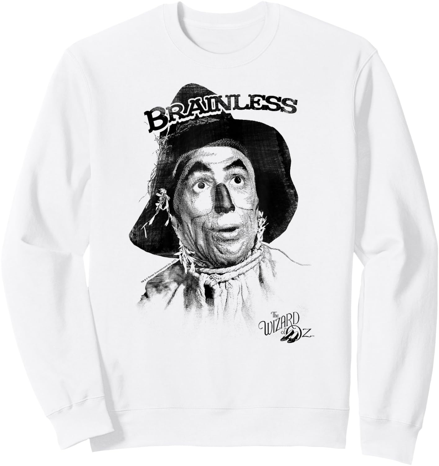 Wizard of Oz Scarecrow Brainless Sweatshirt - Sweatshirt | White