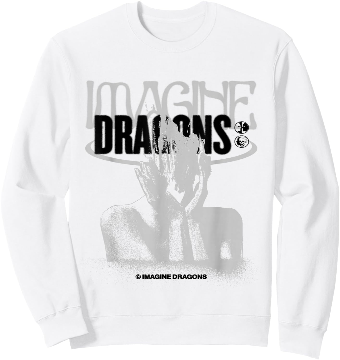 Official Imagine Dragons Exclusive Scream Sweatshirt - Sweatshirt | White