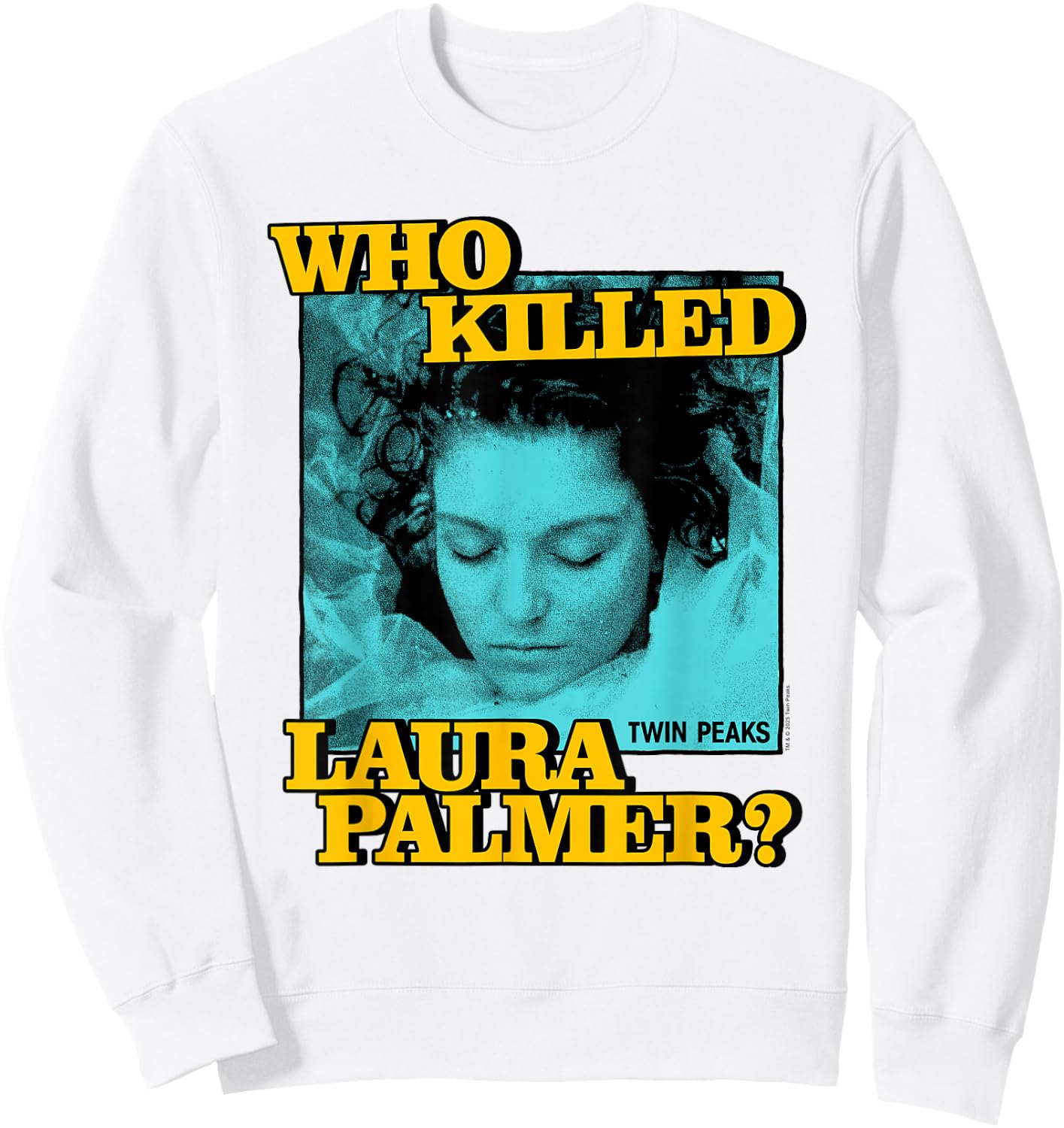 Twin Peaks Pop Art Laura Palmer TV Show Sweatshirt - Sweatshirt | White