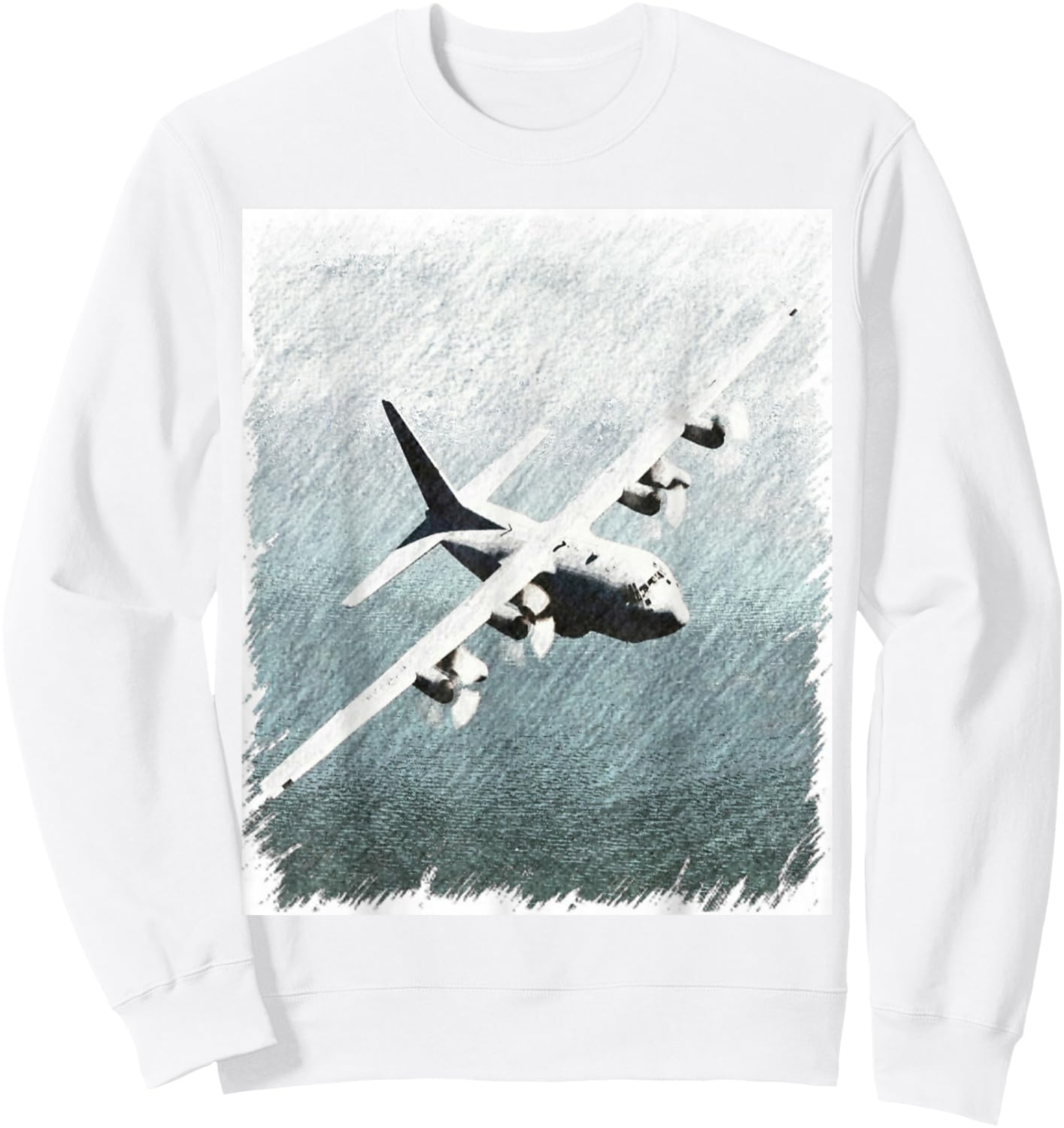 C-130 Flight Sweatshirt - Sweatshirt | White