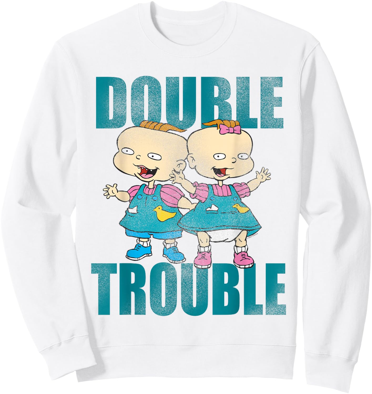 Rugrats Phil and Lil Double Trouble Sweatshirt - Sweatshirt | White