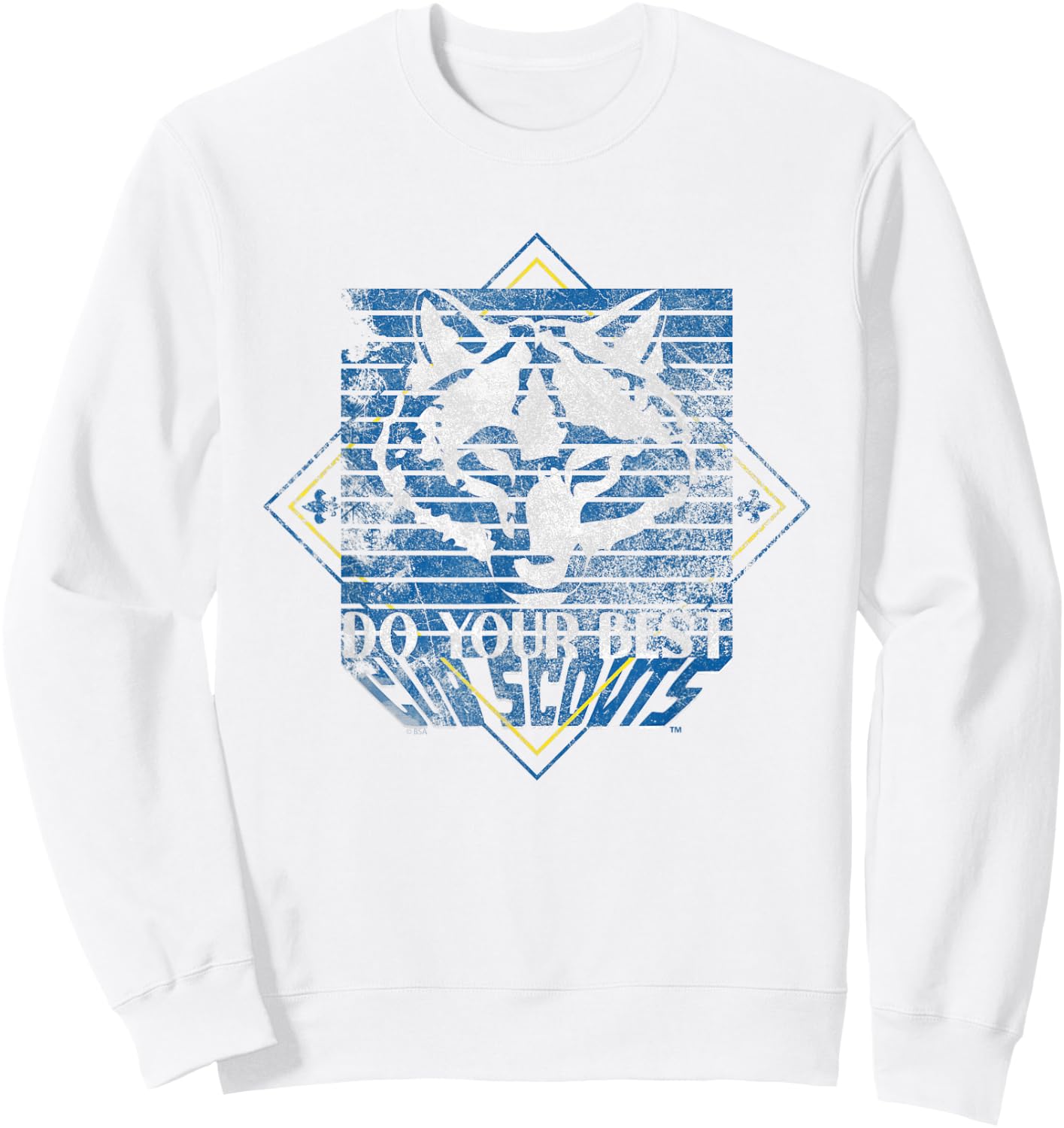 Cub Scouting Do Your Best Sweatshirt - Sweatshirt | White