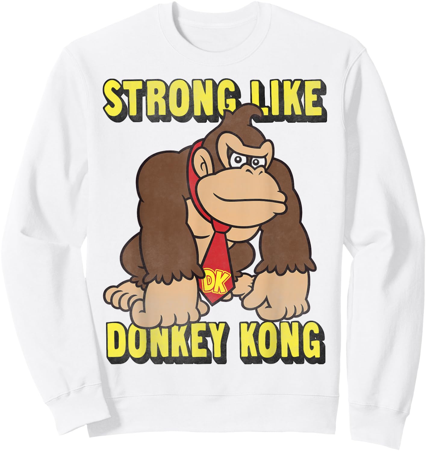 Nintendo Strong Like Donkey Kong Portrait Graphic Sweatshirt - Sweatshirt | White