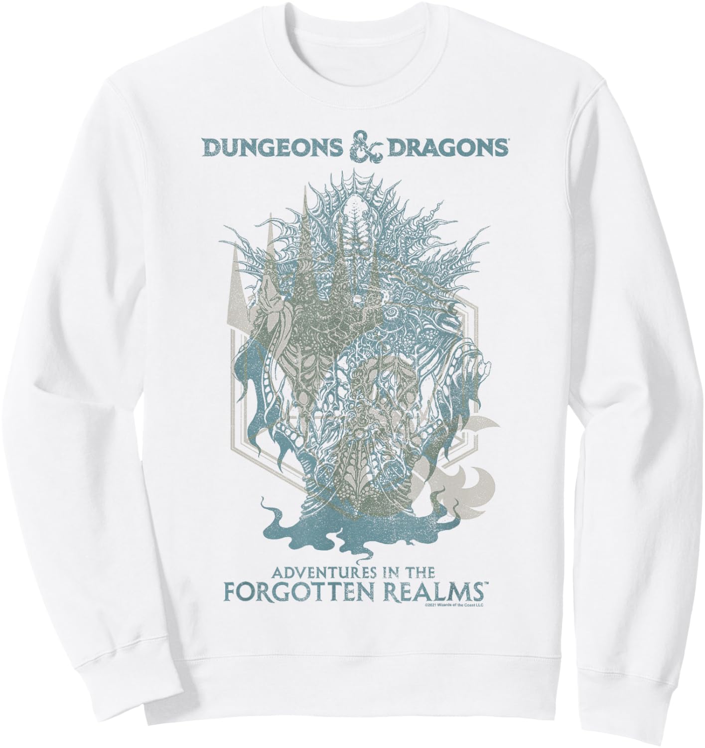 Magic: The Gathering Dungeons & Dragons Mind Flayer Sweatshirt - Sweatshirt | White