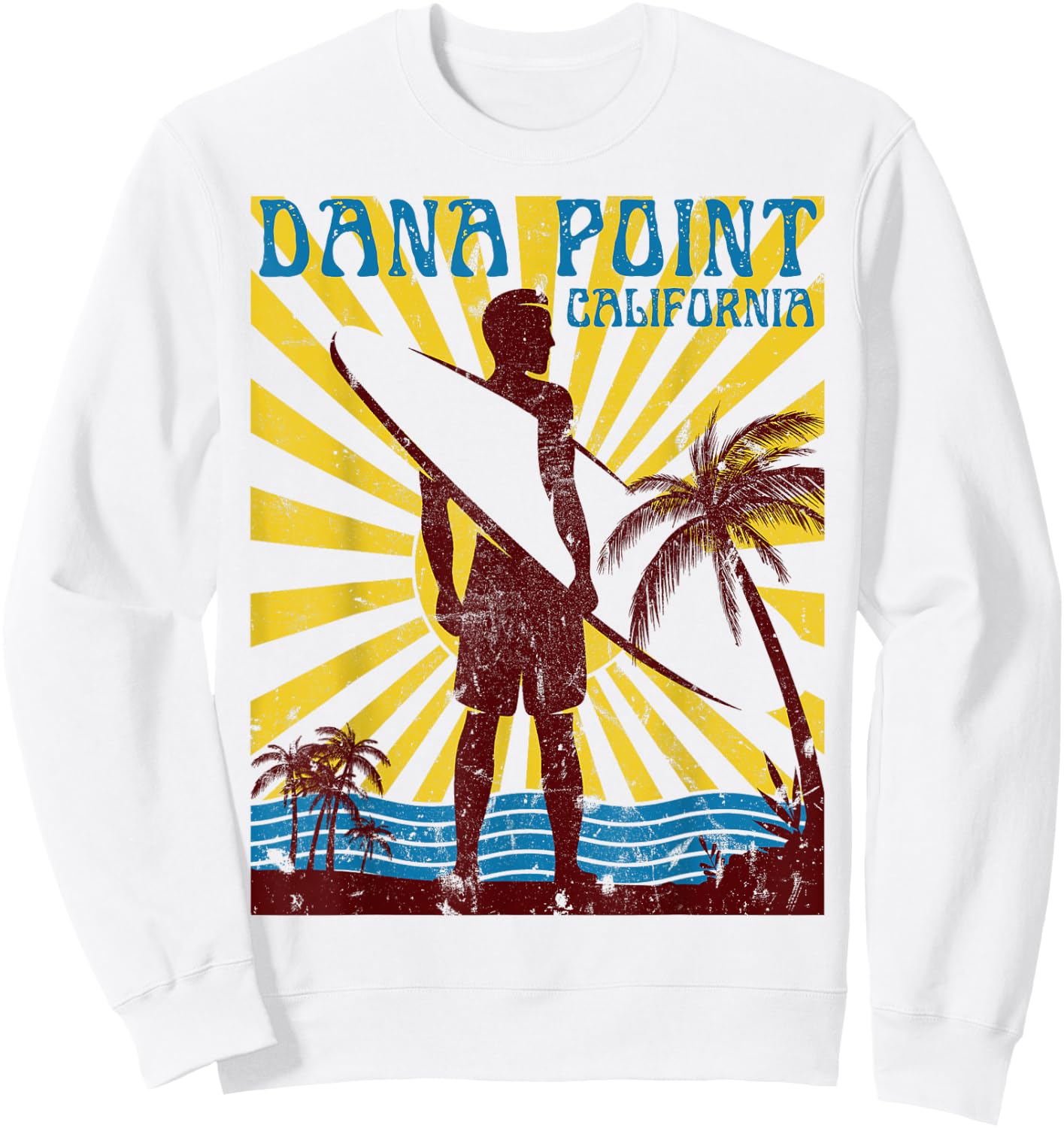Dana Point Women Girls Kids Sweatshirt - Sweatshirt | White