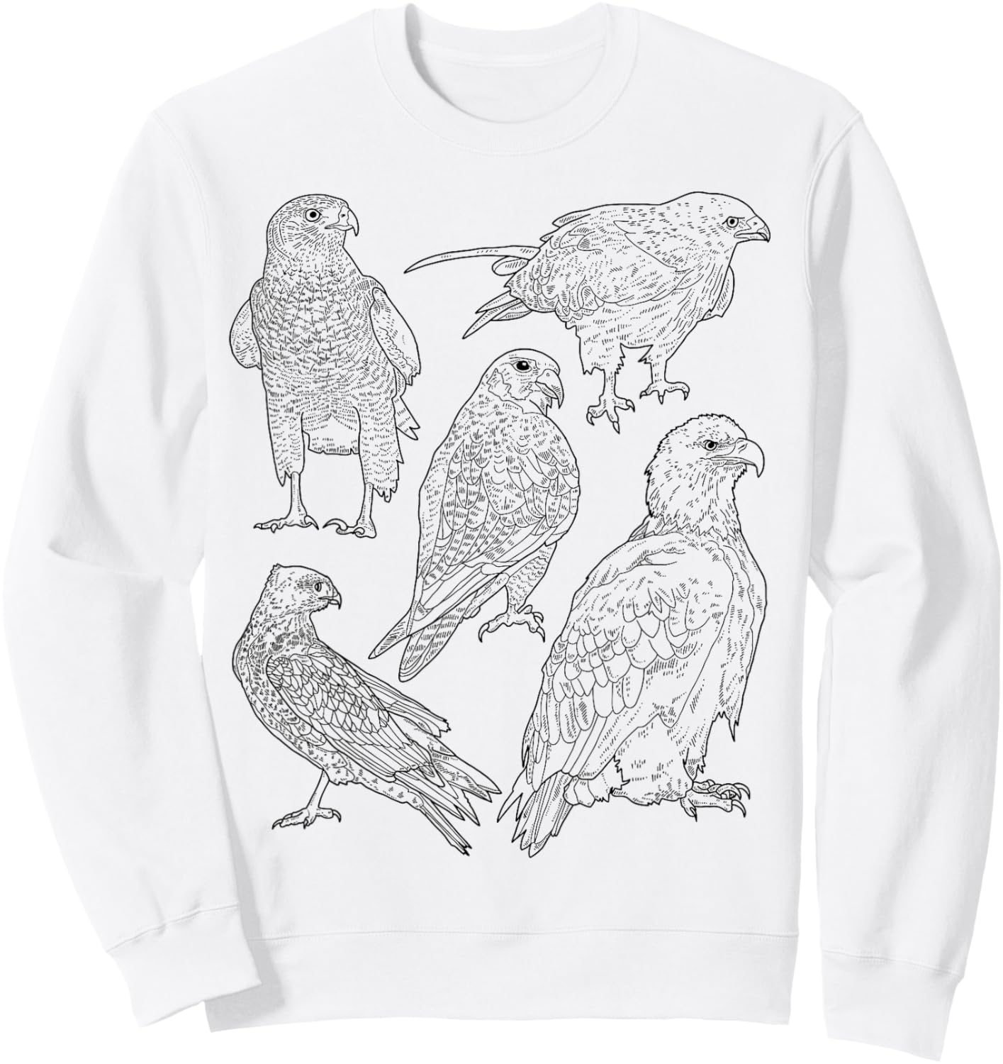 Birds of prey Sweatshirt - Sweatshirt | White