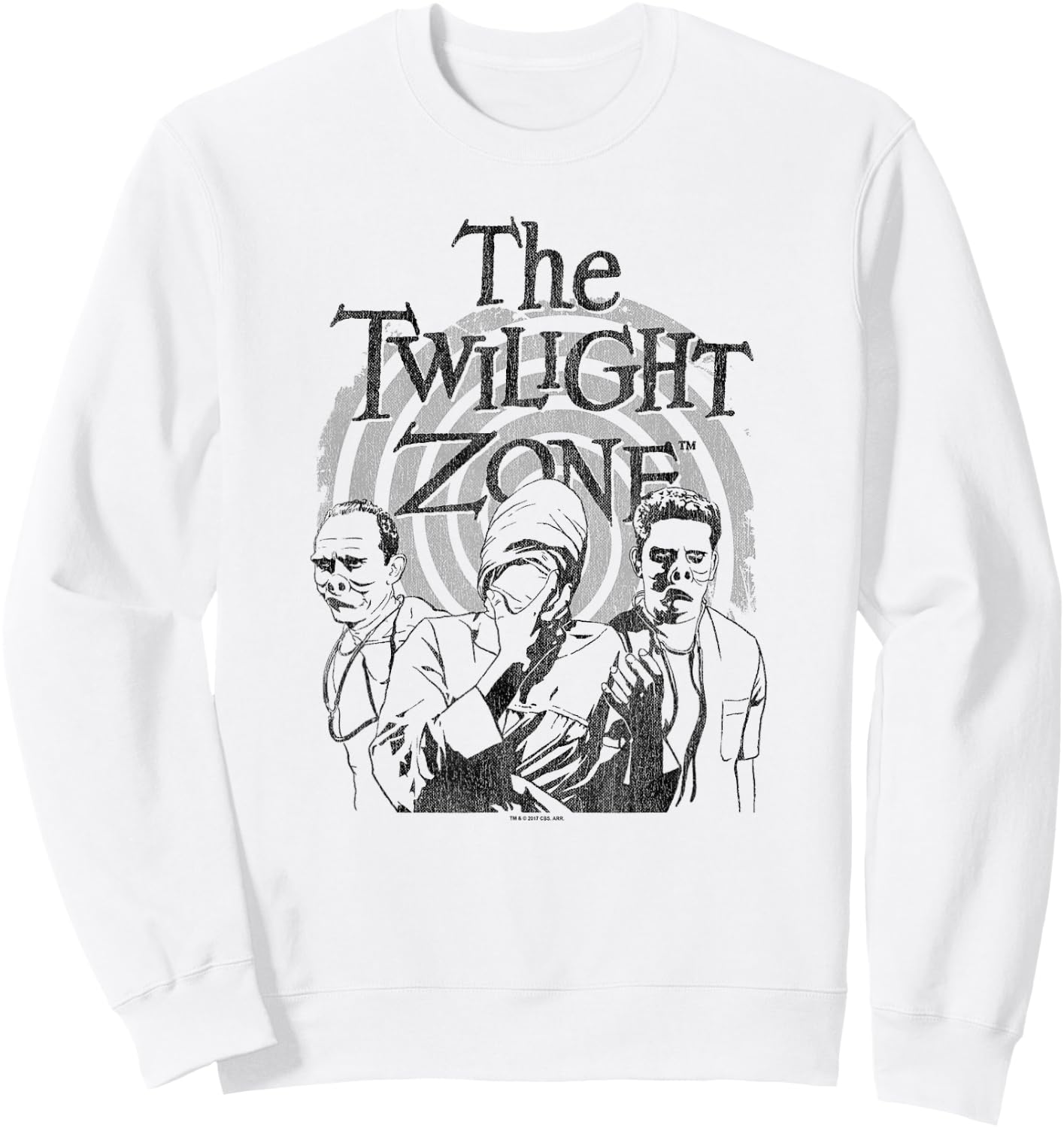 Twilight Zone Beholder Sweatshirt - Sweatshirt | White