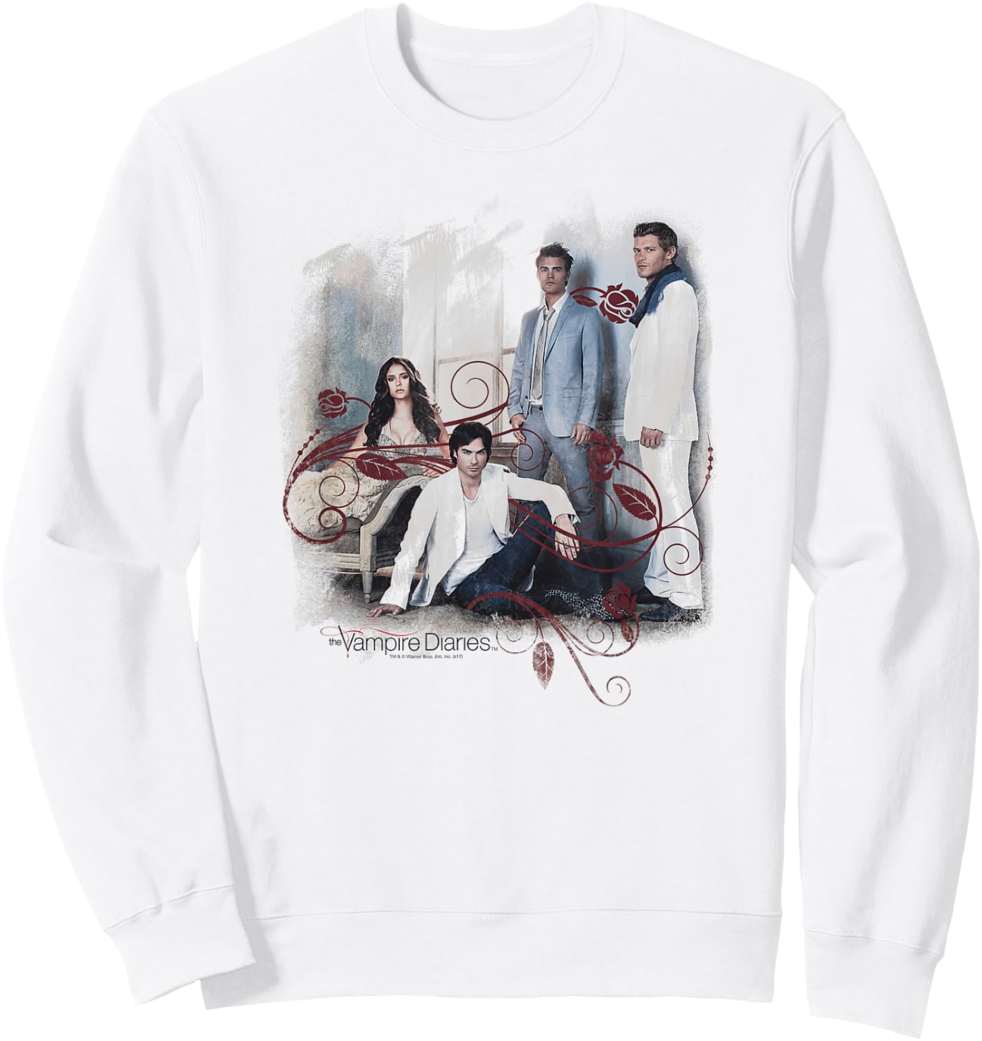 Vampire Diaries 3+1 Sweatshirt - Sweatshirt | White