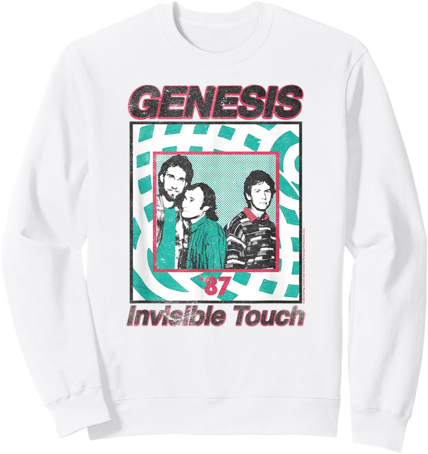 Genesis Invisible Touch Poster Sweatshirt - Sweatshirt | White