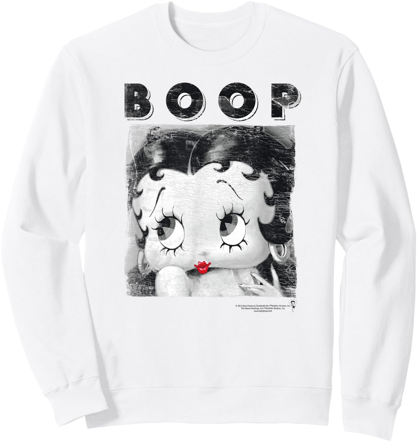 Betty Boop Not Fade Away Sweatshirt - Sweatshirt | White
