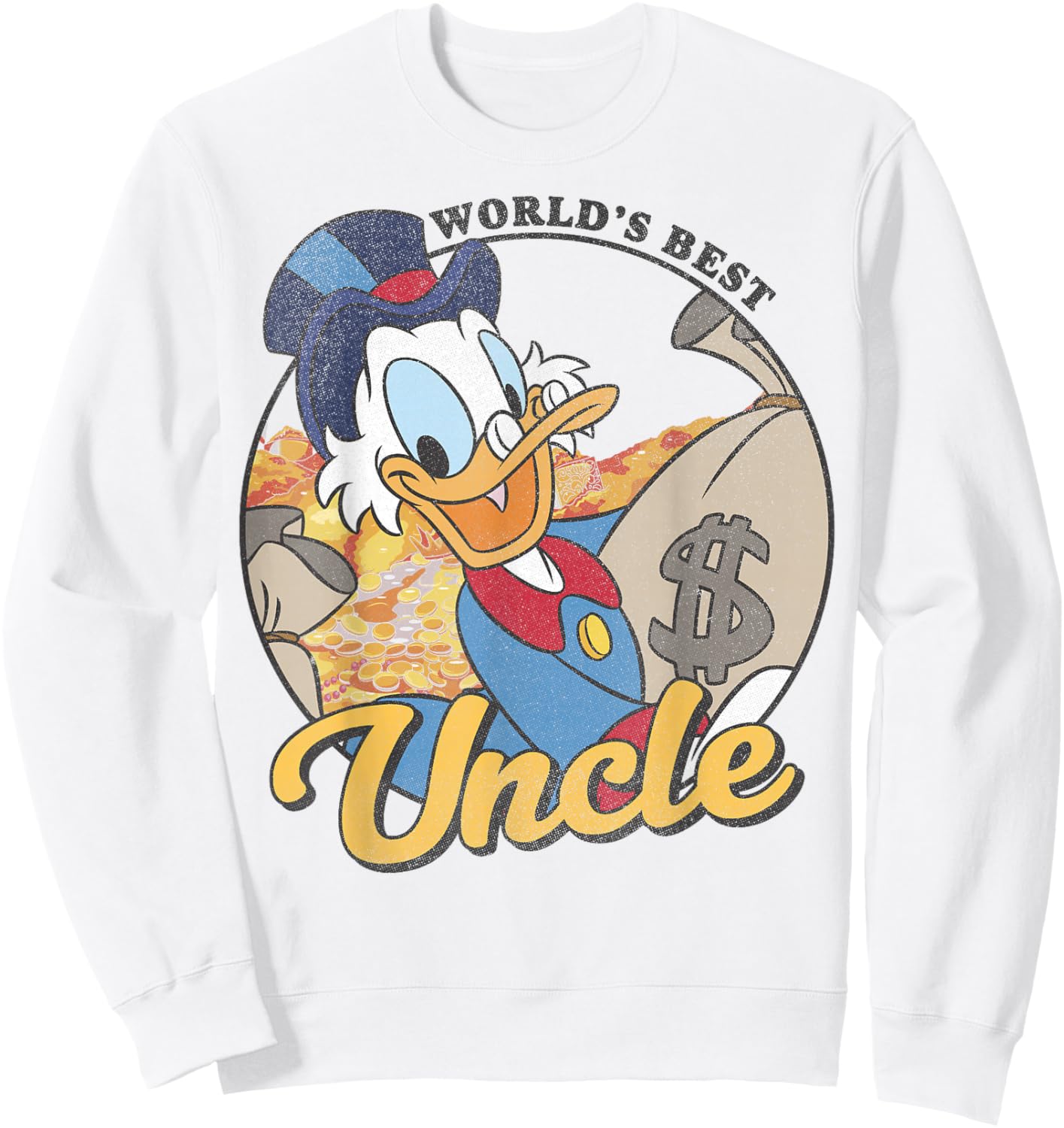 Disney DuckTales Scrooge McDuck World's Best Uncle Sweatshirt - Sweatshirt | White