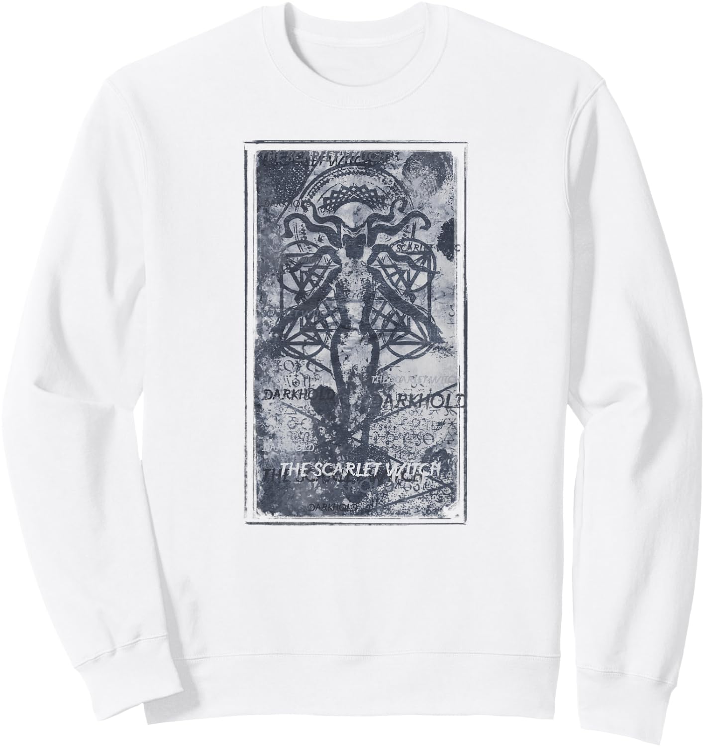 Marvel Doctor Strange the Scarlett Witch Darkhold Sweatshirt - Sweatshirt | White