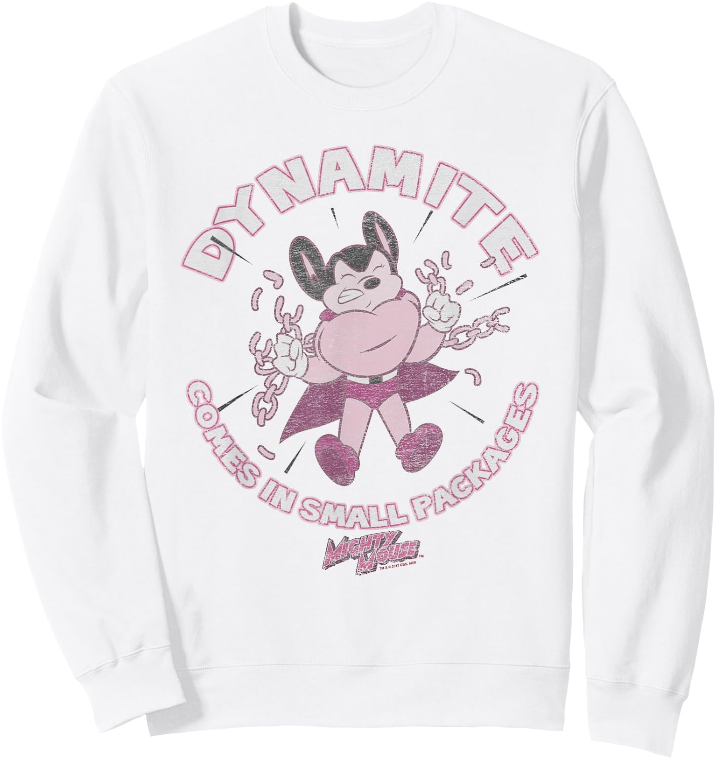 Mighty Mouse Dynamite Sweatshirt - Sweatshirt | White