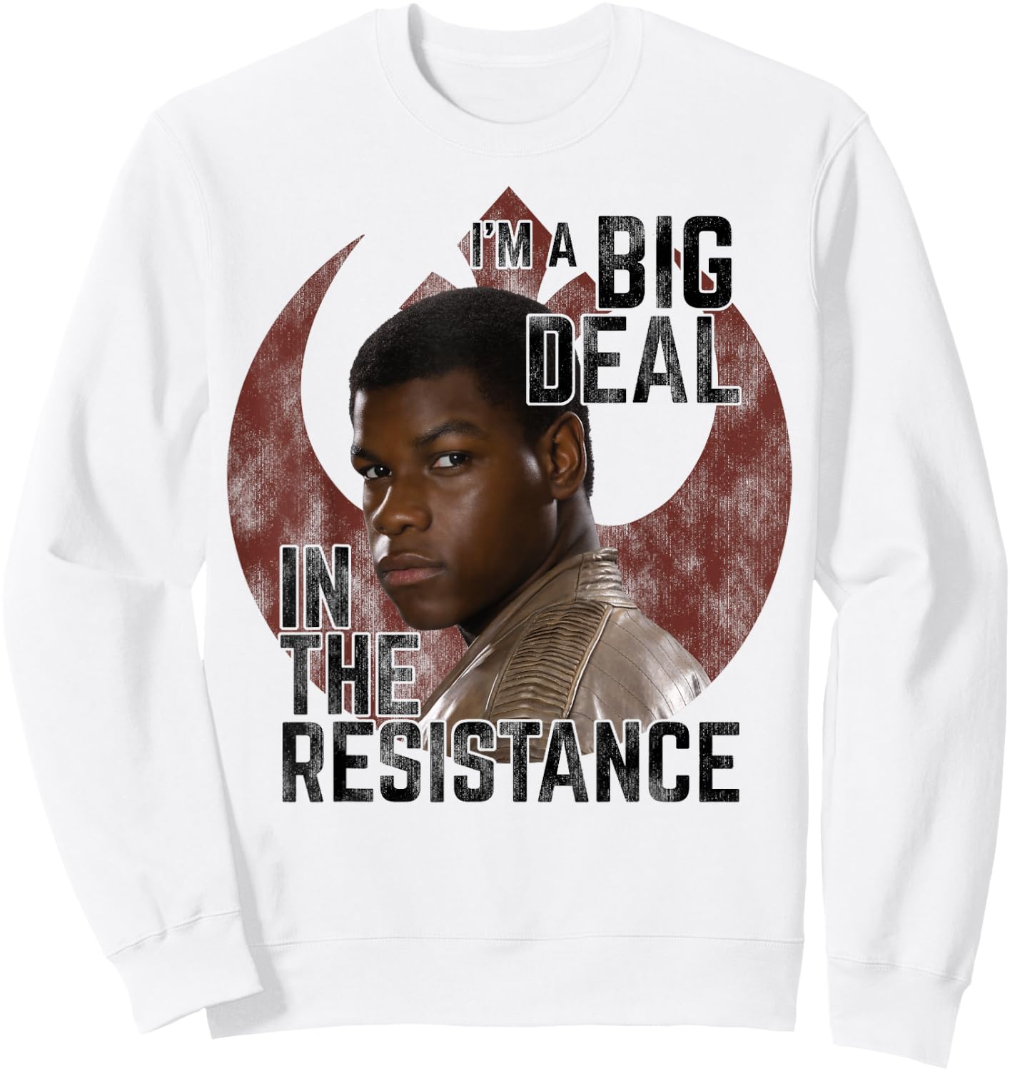 Star Wars Finn I'm A Big Deal In The Resistance Sweatshirt - Sweatshirt | White