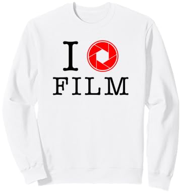 I Shoot Film Sweatshirt - Sweatshirt | White