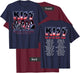 KISS - End Of The Road Tour Chrome T-Shirt - T-Shirt | Maroon