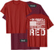 Remember Everyone Deployed On Friday We Wear Red (on Back) Small T-Shirt - T-Shirt | Maroon