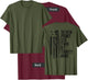 7.62x39 Seven Six Two X 39 AK47 7.62 Rifle - Camo (ON BACK) T-Shirt - T-Shirt | Maroon