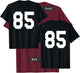 Number 85 Sports Jersey Front and Back Team Player T-Shirt - T-Shirt | Maroon