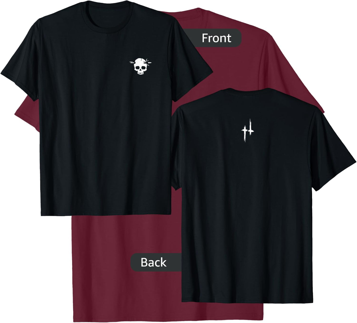 Hunt: Showdown Death Icon T-Shirt - T-Shirt | Maroon