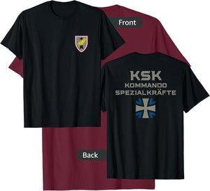 KSK German Special Force Kommando Spezialkräfte Bundeswehr T-Shirt - T-Shirt | Maroon
