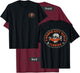 Panama City Beach Florida FL Retro Surfer Beach Front & Back T-Shirt - T-Shirt | Maroon