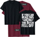 If You Can Read This The Bitch Fell Off T-Shirt - T-Shirt | Maroon