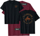 Yellowstone Dutton Ranch Cowboy Pocket Logo Front & Back Small T-Shirt - T-Shirt | Maroon
