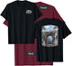 Trendy Natural Bridge Virginia Front & Back Graphic Logo T-Shirt - T-Shirt | Maroon