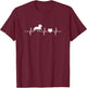 Icelandic Horse Iceland Gift T-Shirt - T-Shirt | Maroon