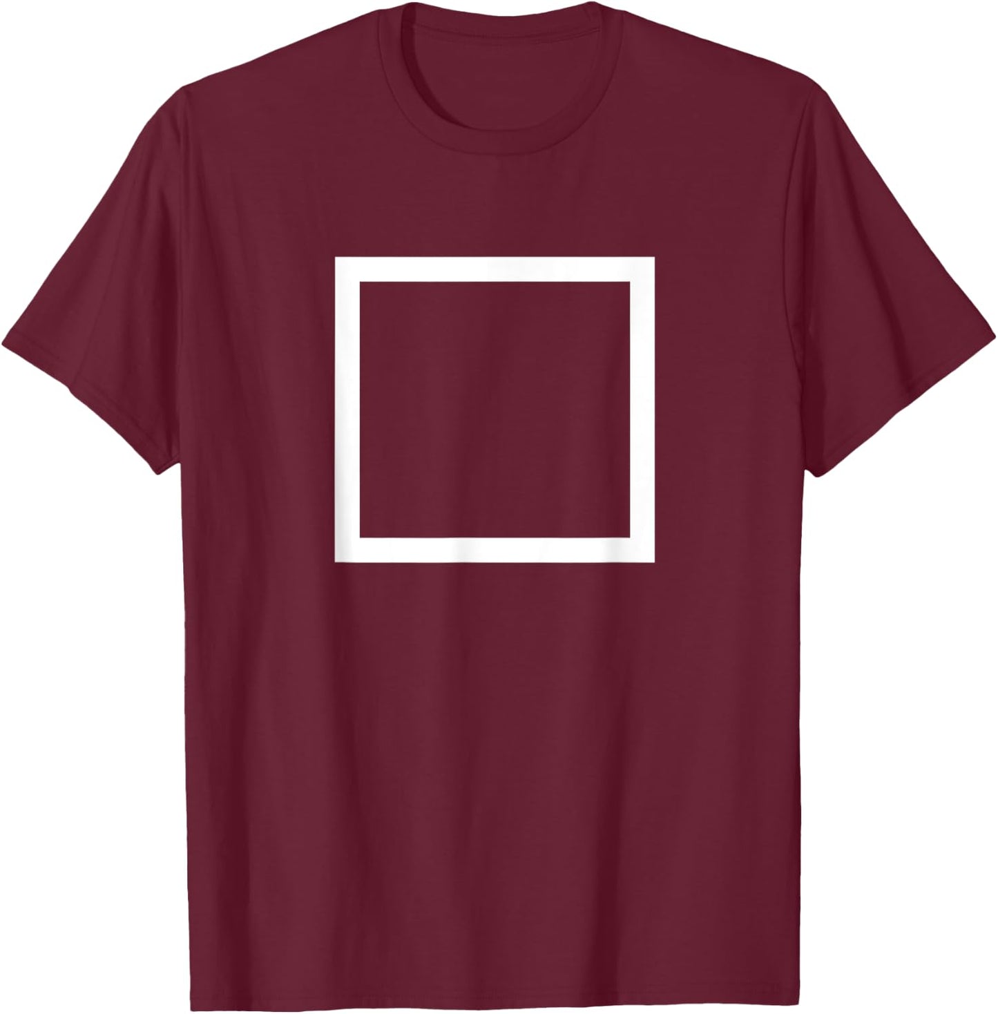 Square T-Shirt - T-Shirt | Maroon