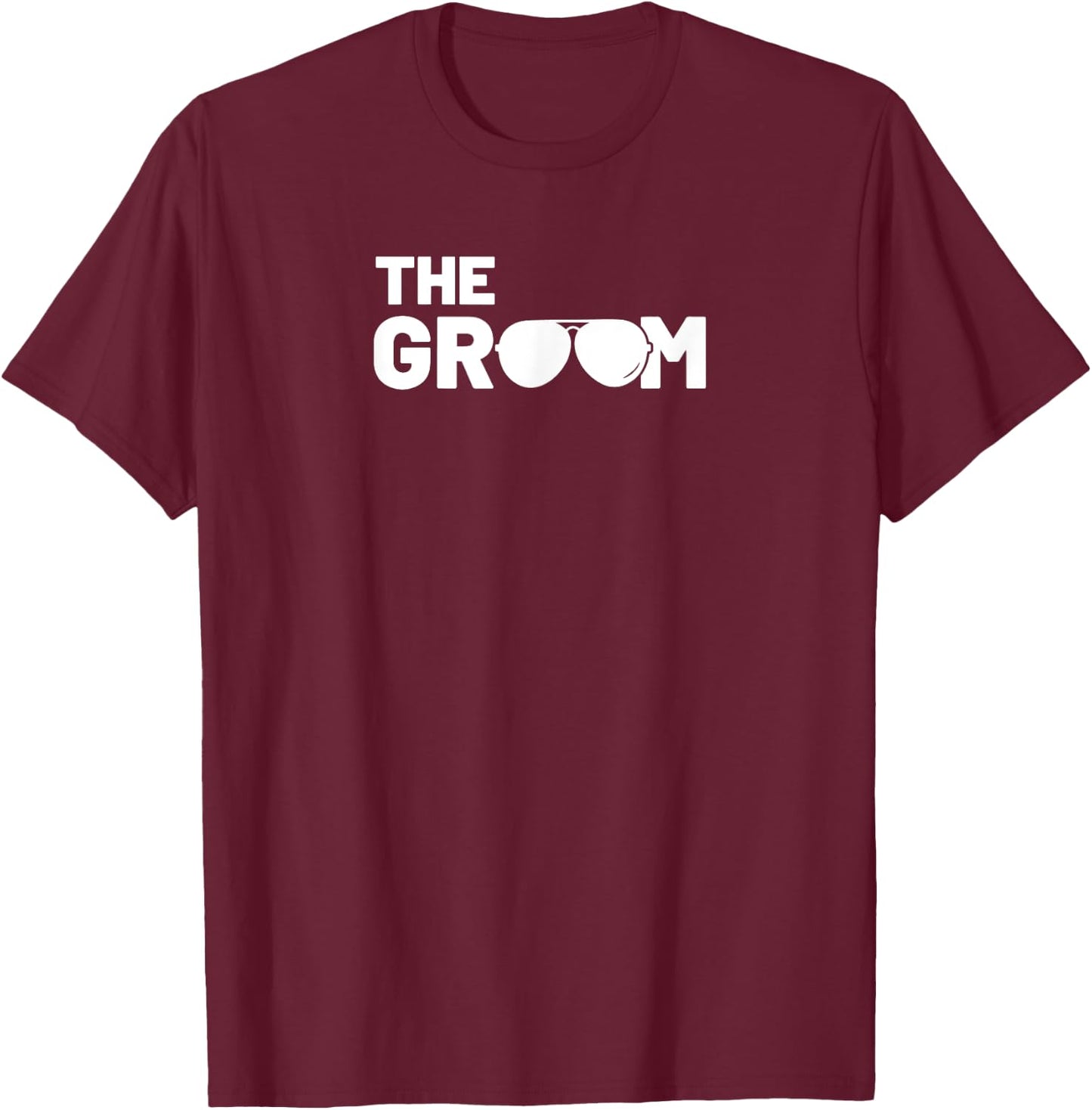 The Groom Squat Bachelor Supplies Party Wedding T-Shirt - T-Shirt | Maroon