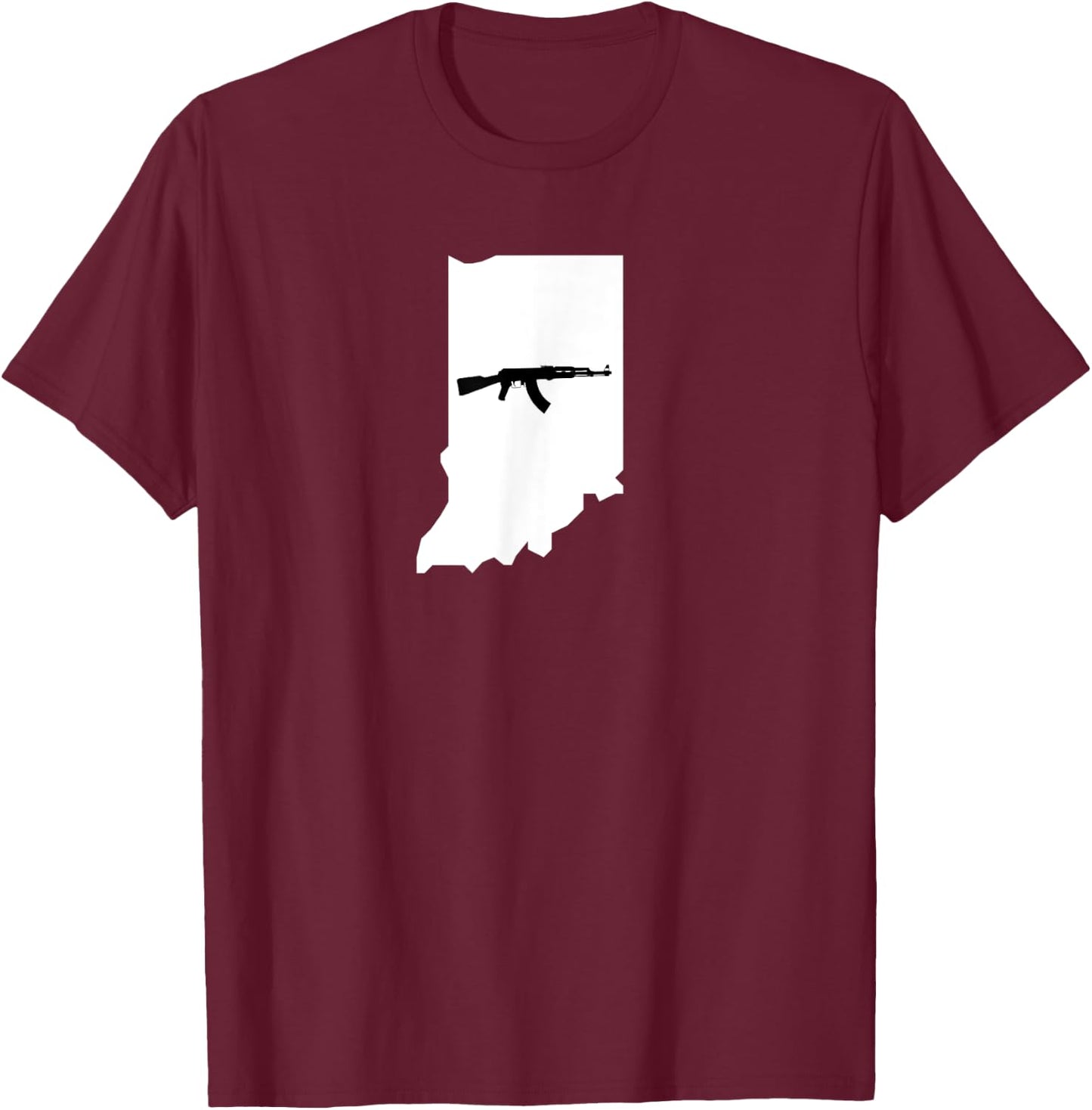 Indiana pro gun T-Shirt - T-Shirt | Maroon