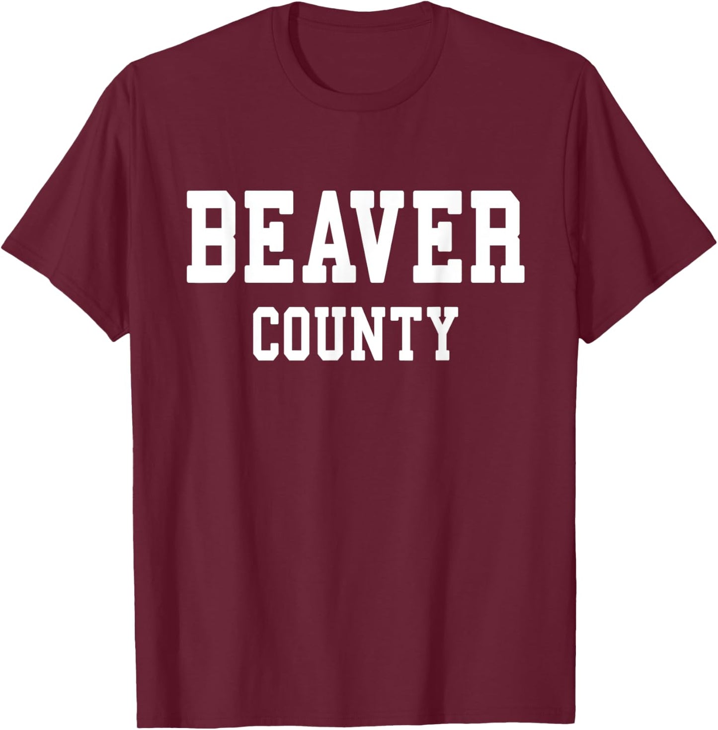 Beaver County T-Shirt - T-Shirt | Maroon