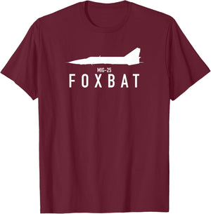 MIG-25 Foxbat T-Shirt - T-Shirt | Maroon