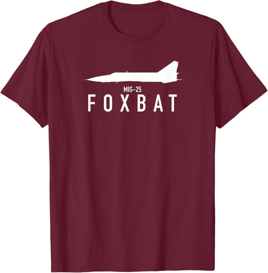 MIG-25 Foxbat T-Shirt - T-Shirt | Maroon