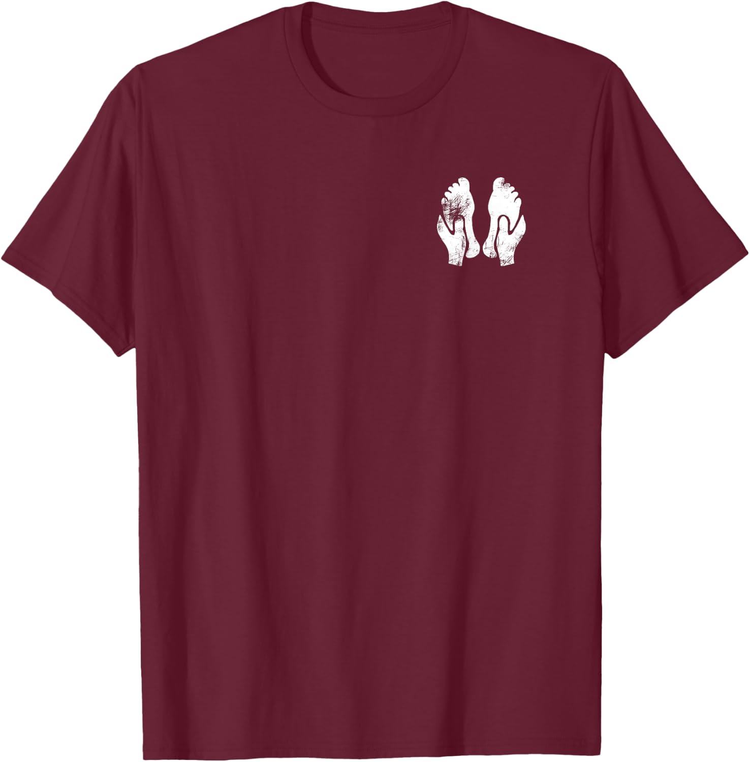 Reflexology pocket Healing Soles pocket Reflexologist T-Shirt - T-Shirt | Maroon