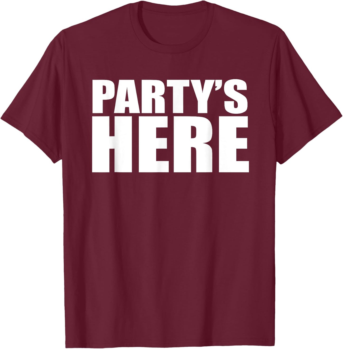 Partys Here GTL New Jersey Garden State Trending T-Shirt - T-Shirt | Maroon